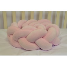 Бортик косичка в детскую кроватку - Pink Dream