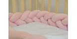 Бортик косичка в детскую кроватку - Pink Dream