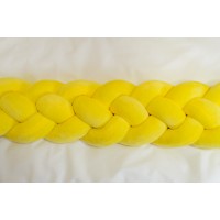 Бортик косичка в детскую кроватку - Lemon XL