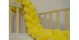 Бортик косичка в детскую кроватку - Lemon XL