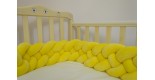 Бортик косичка в детскую кроватку - Lemon XL