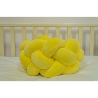 Бортик косичка в детскую кроватку - Lemon XL