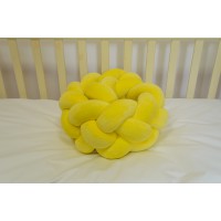 Бортик косичка в детскую кроватку - Lemon XL