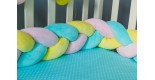 Бортик косичка в детскую кроватку - Candy