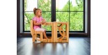 Башня помощника (детская стремянка), Стул Башня Монтессори трансформируемая в стол и стул со спинкой